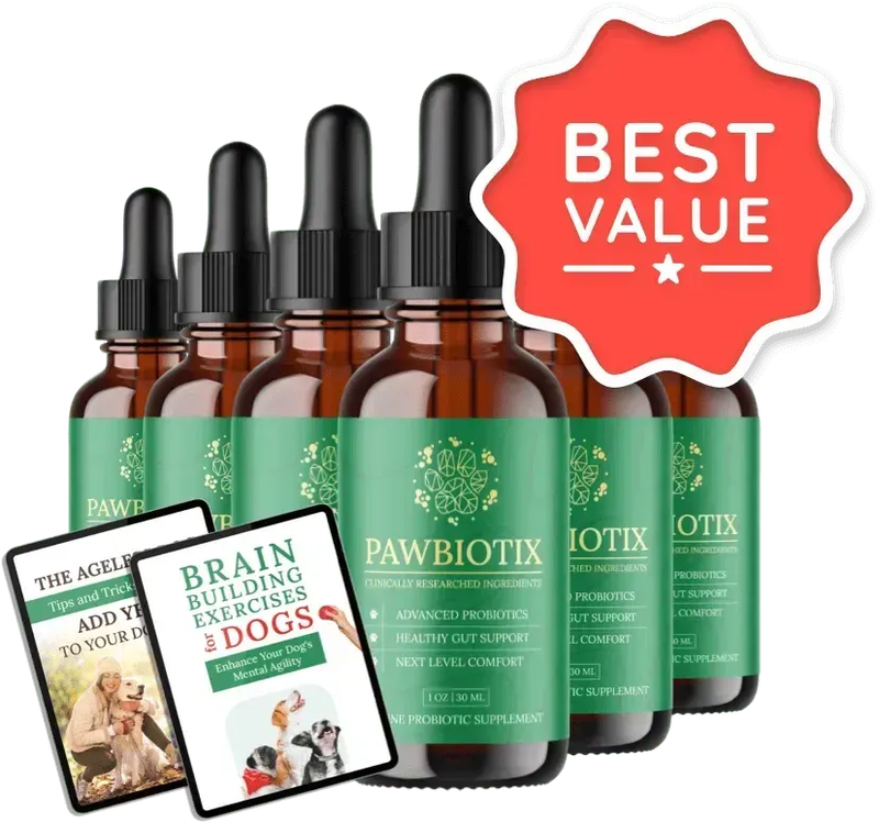 PawBiotix 6 bottles best value pack with bonuses